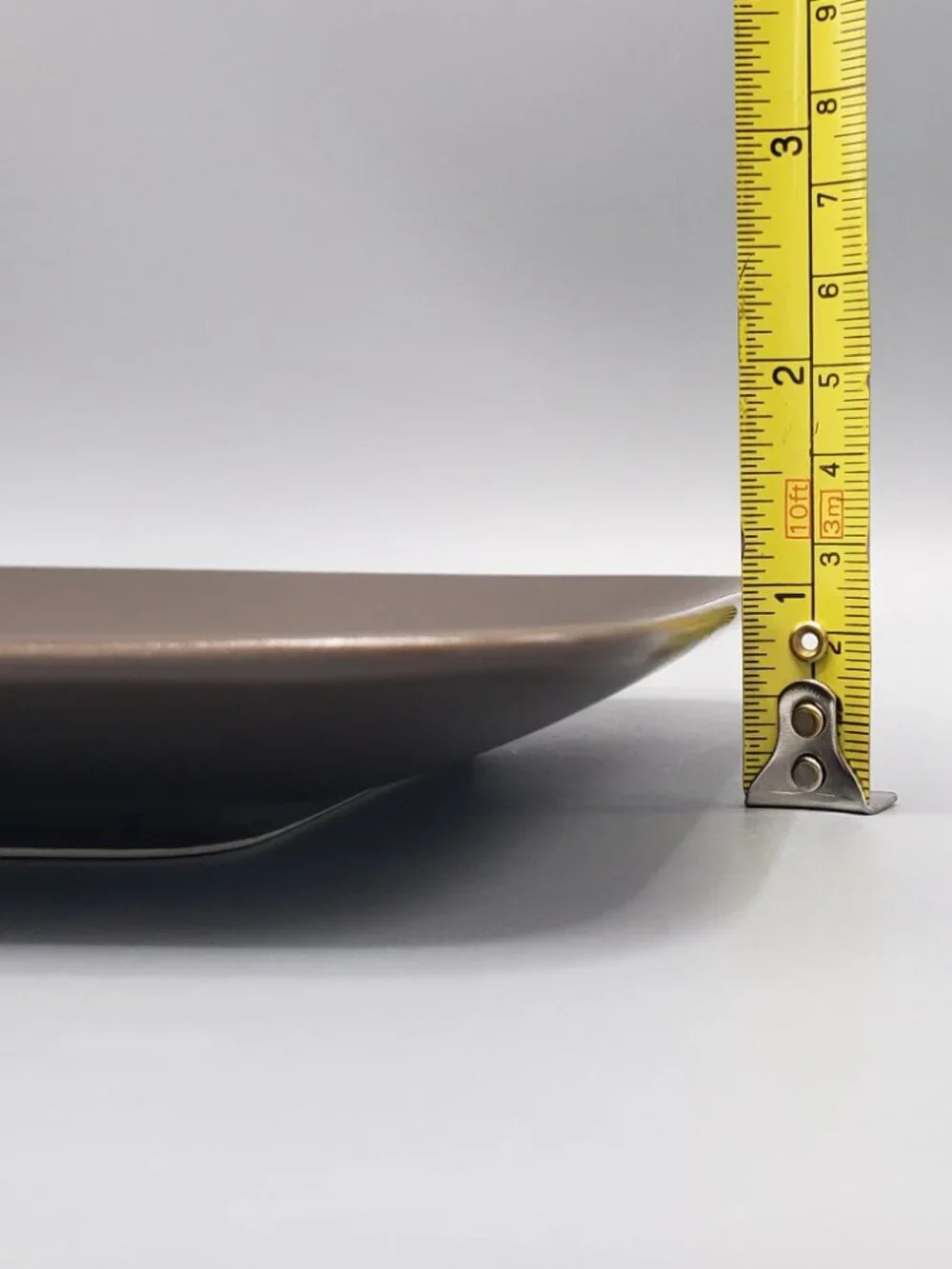 Set of 2 IKEA Dinera 18691 Matte Brown Rectangular Dinner Plate Tray 11-3/4